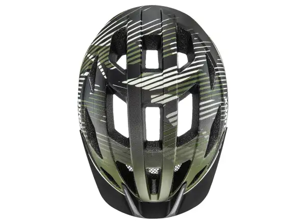 Uvex Air Wing 2 CC kask dziecięcy Dark Olive-Black Matt