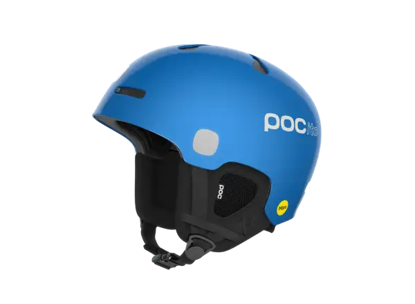 POC POCito Auric Cut MIPS dziecięcy kask narciarski Fluorescent Blue