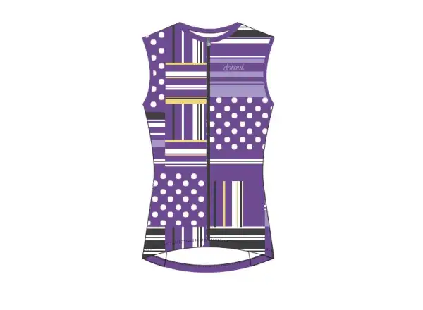 Dotout Square damski bezrękawnik Violet