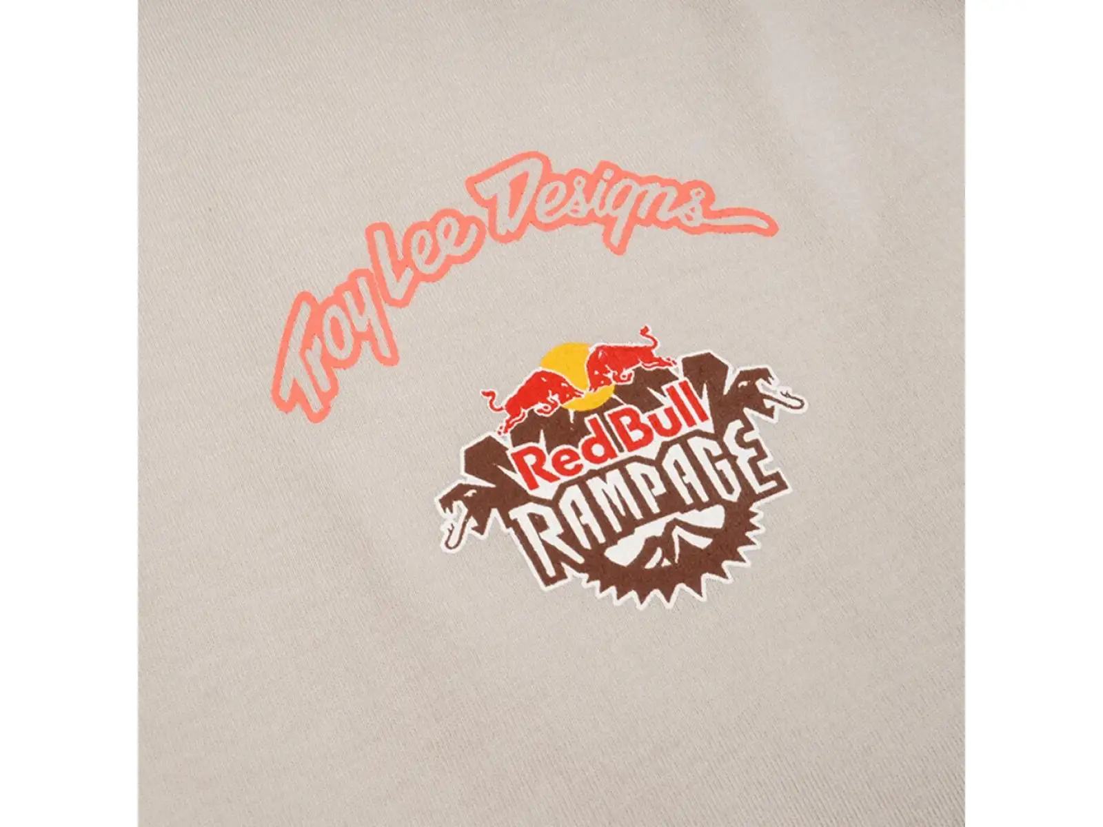 Troy Lee Designs x Red Bull Rampage Valley of Gods męska koszulka z krótkim rękawem Bone
