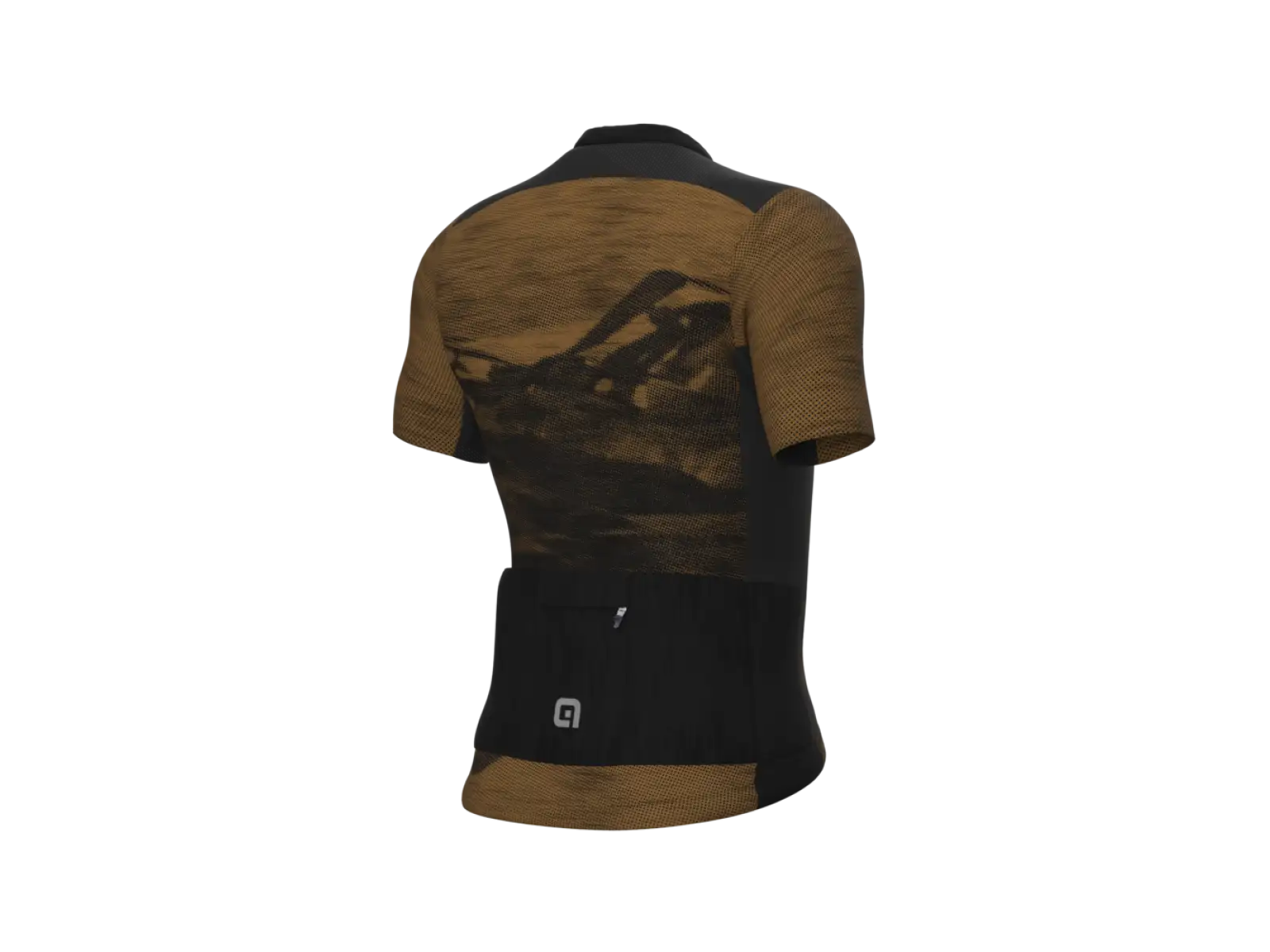 Alé Mountain Off Road Gravel męska koszulka rowerowa krótki rękaw Brown