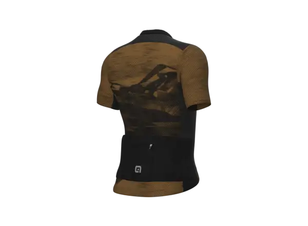 Alé Mountain Off Road Gravel męska koszulka rowerowa krótki rękaw Brown