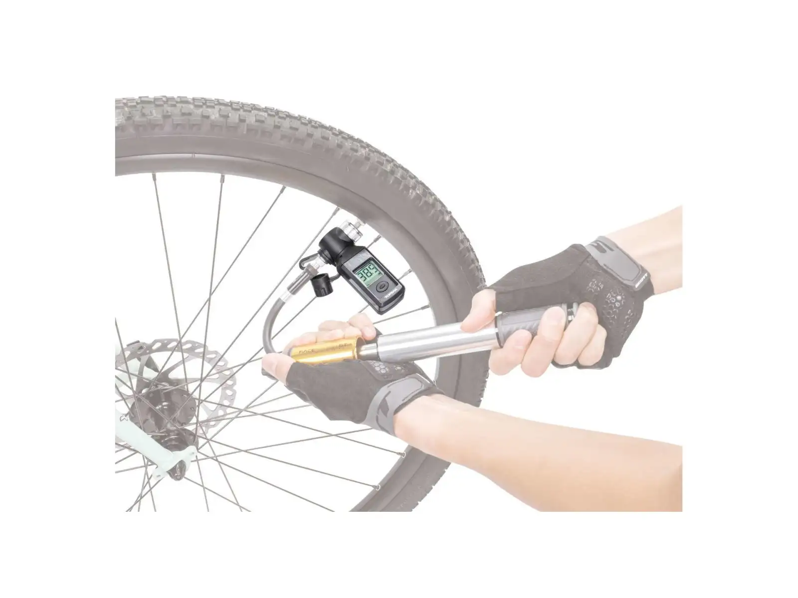 Topeak Shuttle Gauge Digital głowica do pompki