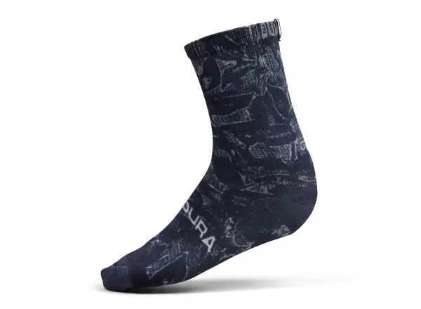 Endura Grid Floral LTD Print skarpetki Black