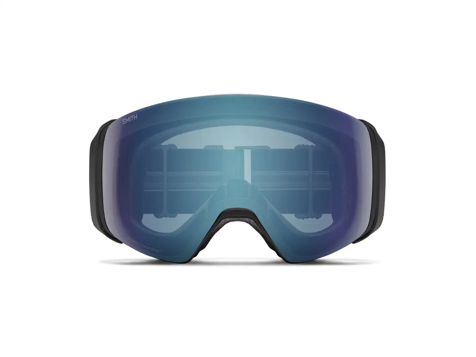 Smith 4D Mag gogle narciarskie Black / ChromaPop Everyday Blue Mirror (2 szyby)