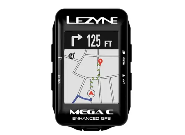 Lezyne Mega C GPS nawigacja czarna