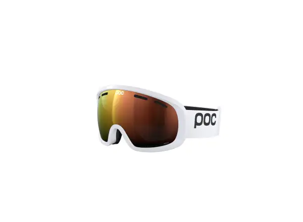 POC Fovea Mid WF gogle narciarskie Hydrogen White/Partly Sunny Orange