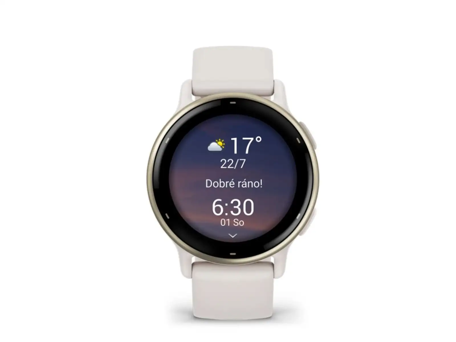 Garmin vívoactive 5 inteligentny zegarek Ivory/Cream Gold