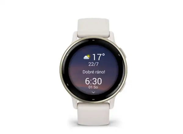 Garmin vívoactive 5 inteligentny zegarek Ivory/Cream Gold