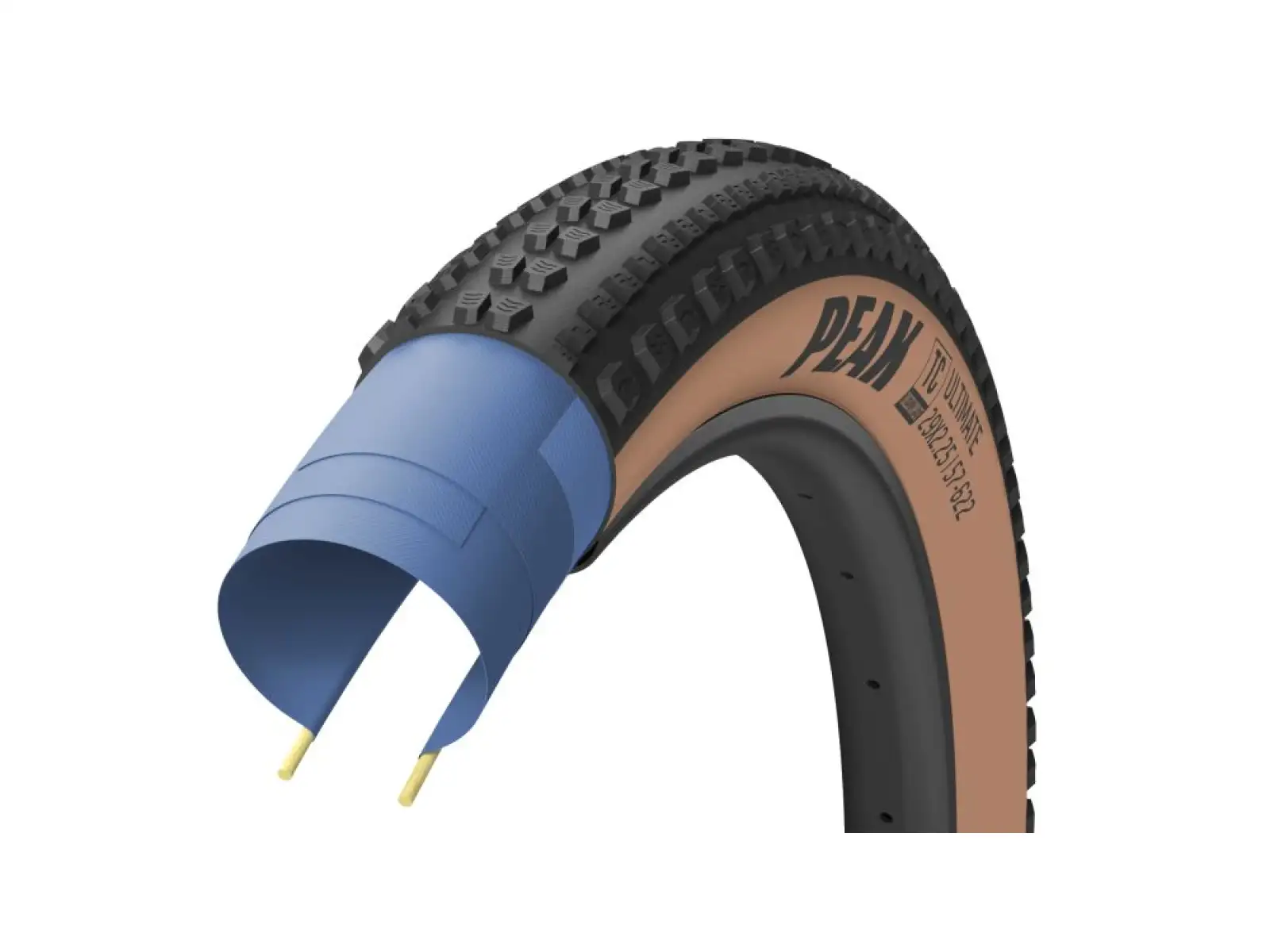 Goodyear Peak Ultimate Tubeless Complete 27,5x2,25" MTB opona kevlar Tan