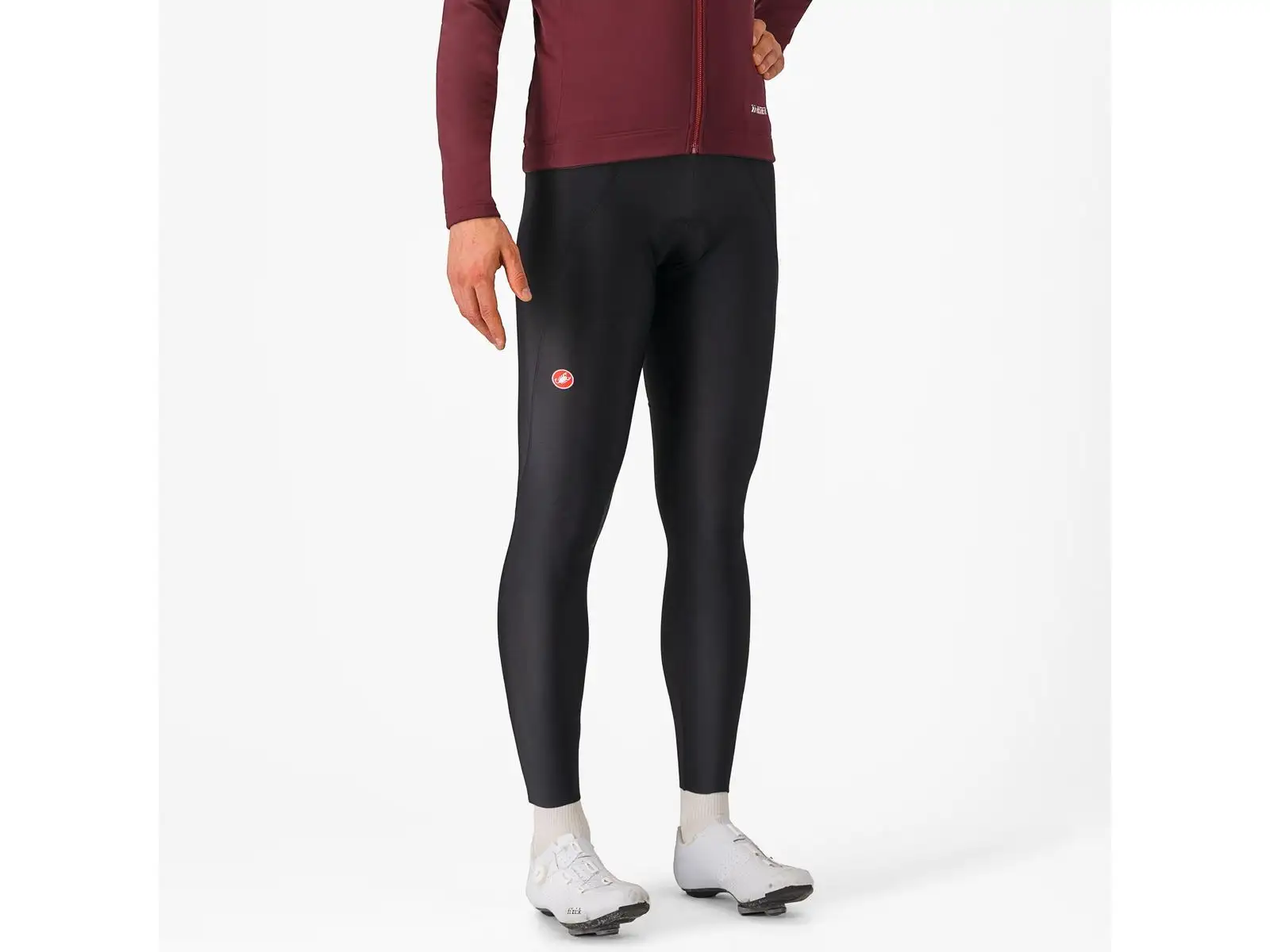 Castelli Espresso Bibtight męskie spodnie z szelkami i wkładką Black