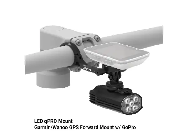 Lezyne LED qPRO Mount uchwyt lampki Black