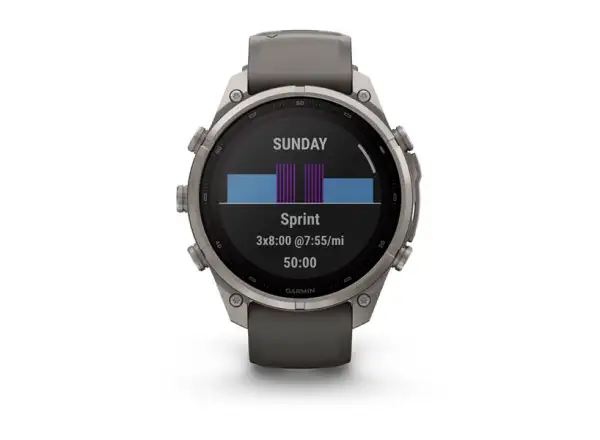 Garmin Fénix 9 Pro inReach Solar 47 mm Tytan Pebble Gray/Silver Gray