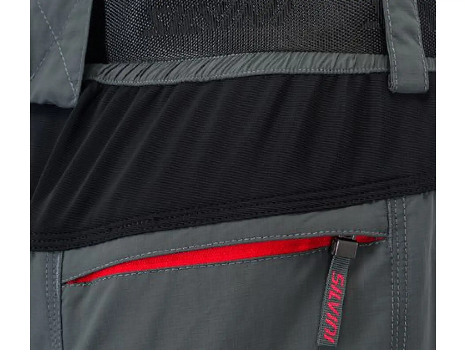 Silvini Rango męskie MTB szorty charcoal/red