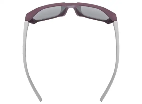 Uvex dziecięce sportowe okulary Cosmic Cranberry - Grey Matt/Mir. Silver