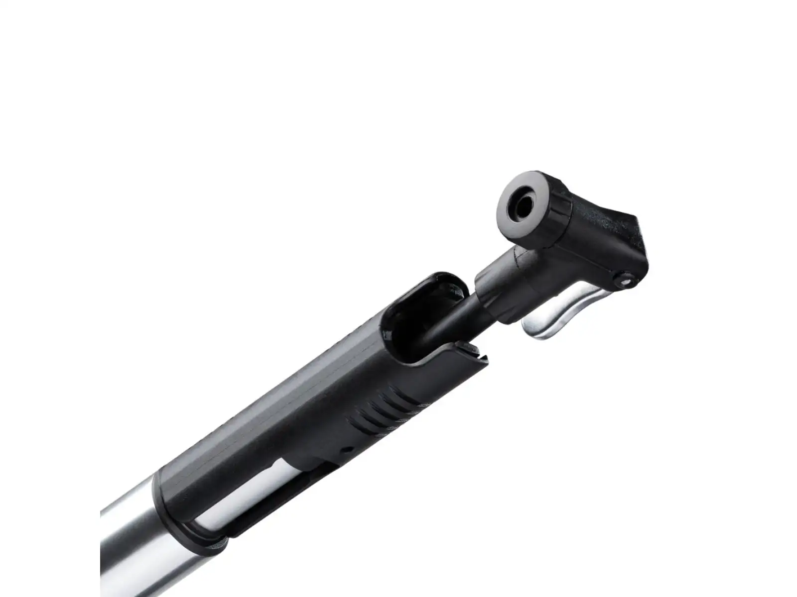 Crankbrothers Klic HV Mini pompka srebrna