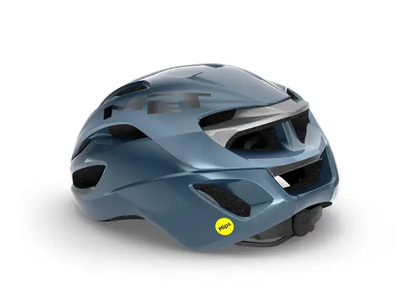 MET Rivale MIPS kask rowerowy Navy Silver