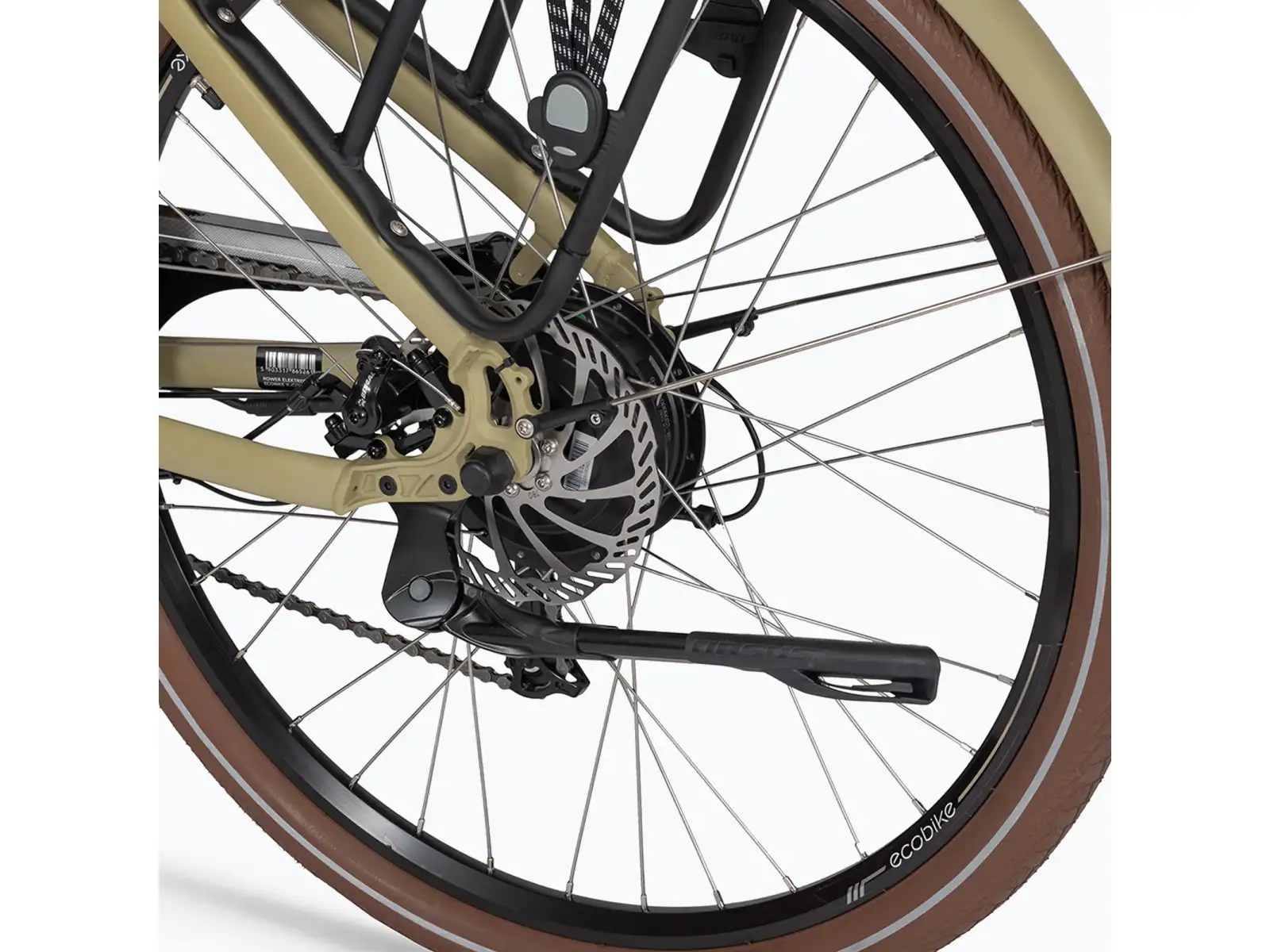 Ecobike X-City rower elektryczny miejski 468 Wh Cappuccino