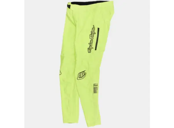 Troy Lee Designs Sprint Ultra Mono męskie spodnie Glo Yellow