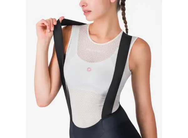 Castelli Prima 2 DT damskie spodenki rowerowe na szelkach Black/Black