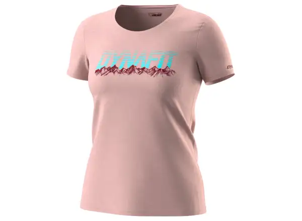 Dynafit Graphic Cotton damski t-shirt z krótkim rękawem Pale Rose/Range