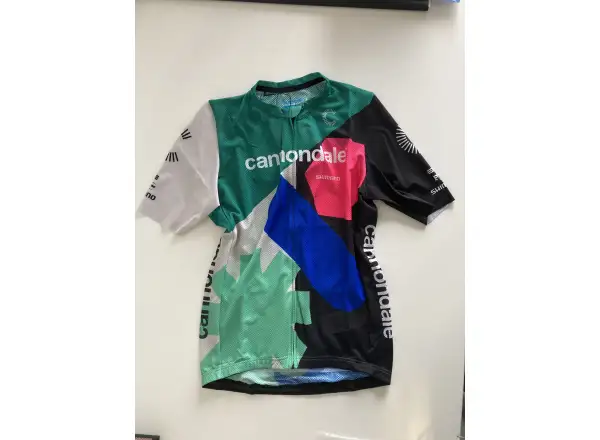 Cannondale CFR Replica męska koszulka z krótkim rękawem zielona/niebieska
