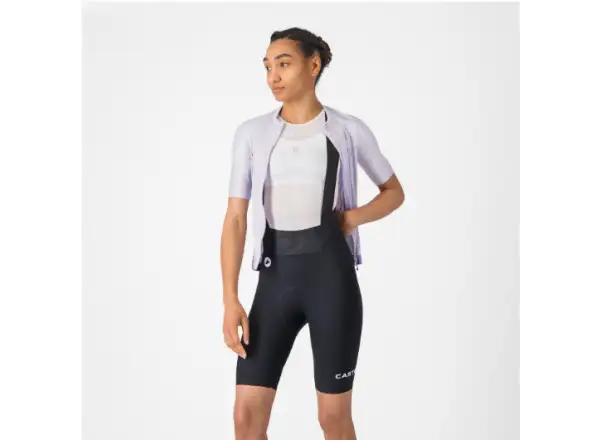 Castelli Espresso 2 W damskie spodenki z wkładką i szelkami Black