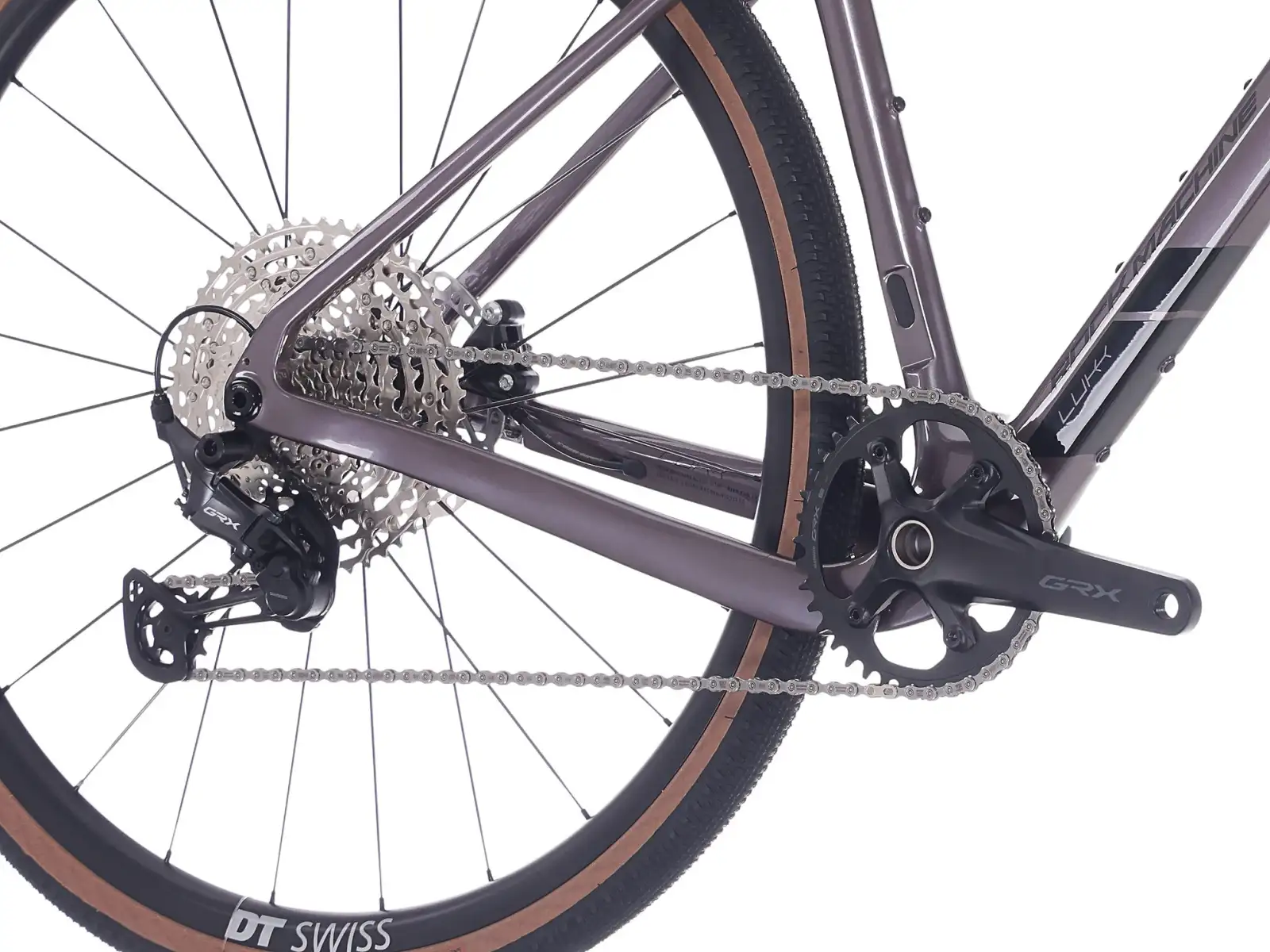 Rock Machine Lukk Cr 70 gravel rower Gloss Purple Garnet