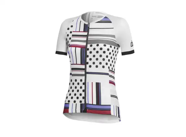 Dotout Square damski dres krótki rękaw White