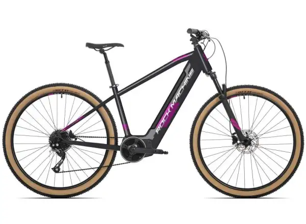 Rock Machine Storm INT e70-29 Lady rower elektryczny Matte Anthracite / Pruple