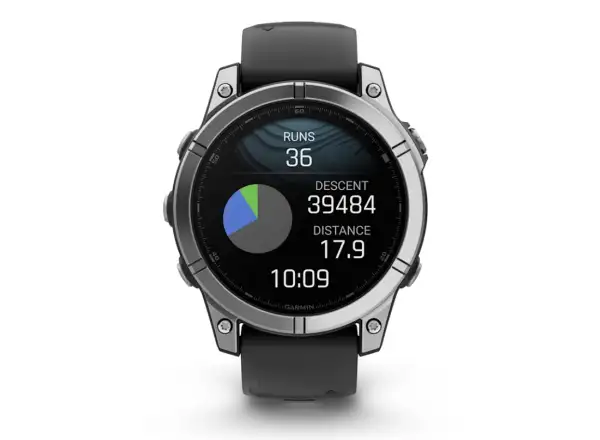 Garmin fenix E - 47 mm AMOLED inteligentny zegarek Slate Grey Steel