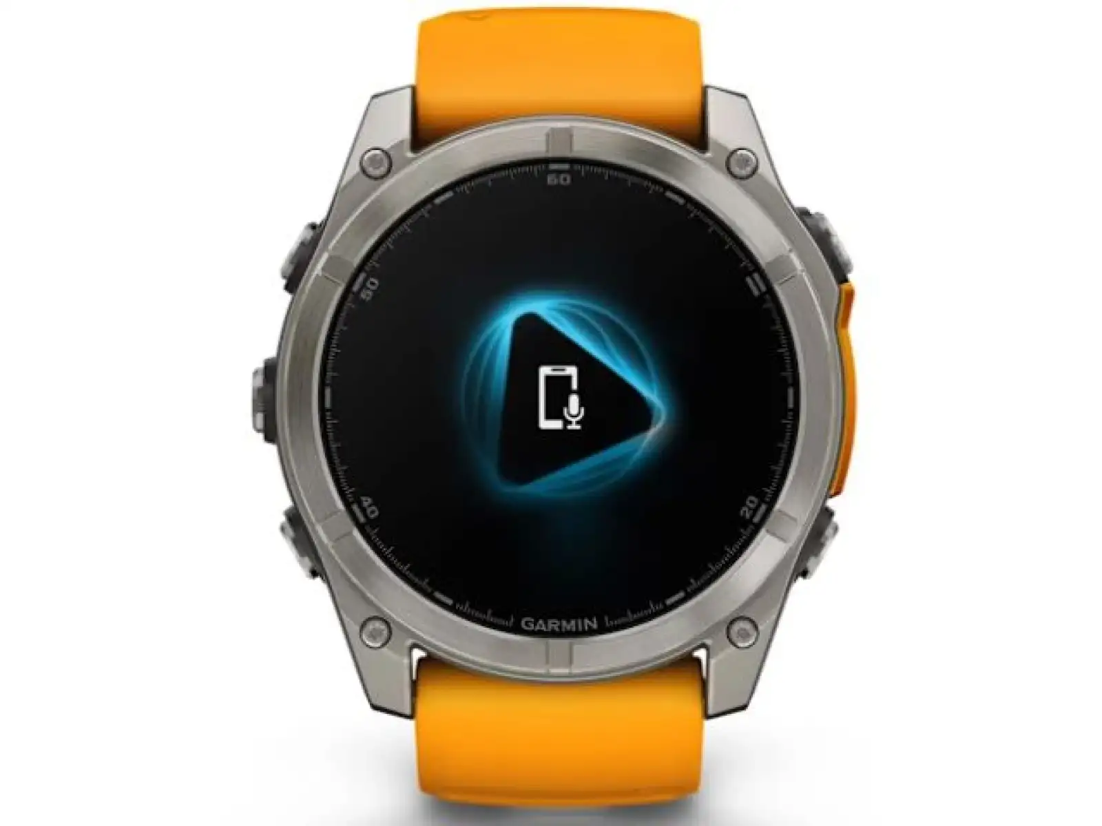 Garmin fenix 8 - 51 mm AMOLED Sapphire smartwatche Titanium Orange/Graphite