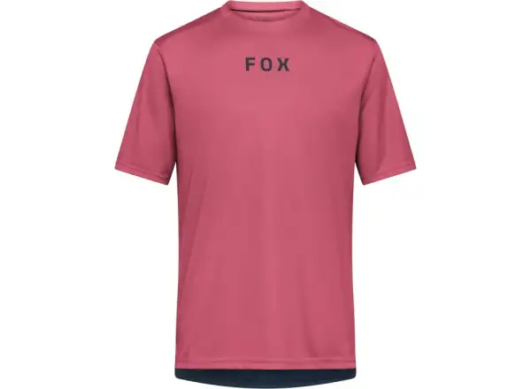 Fox Ranger Wordmark męska koszulka z krótkim rękawem Berry