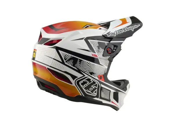 Troy Lee Designs D4 Composite MIPS kask Lined up White