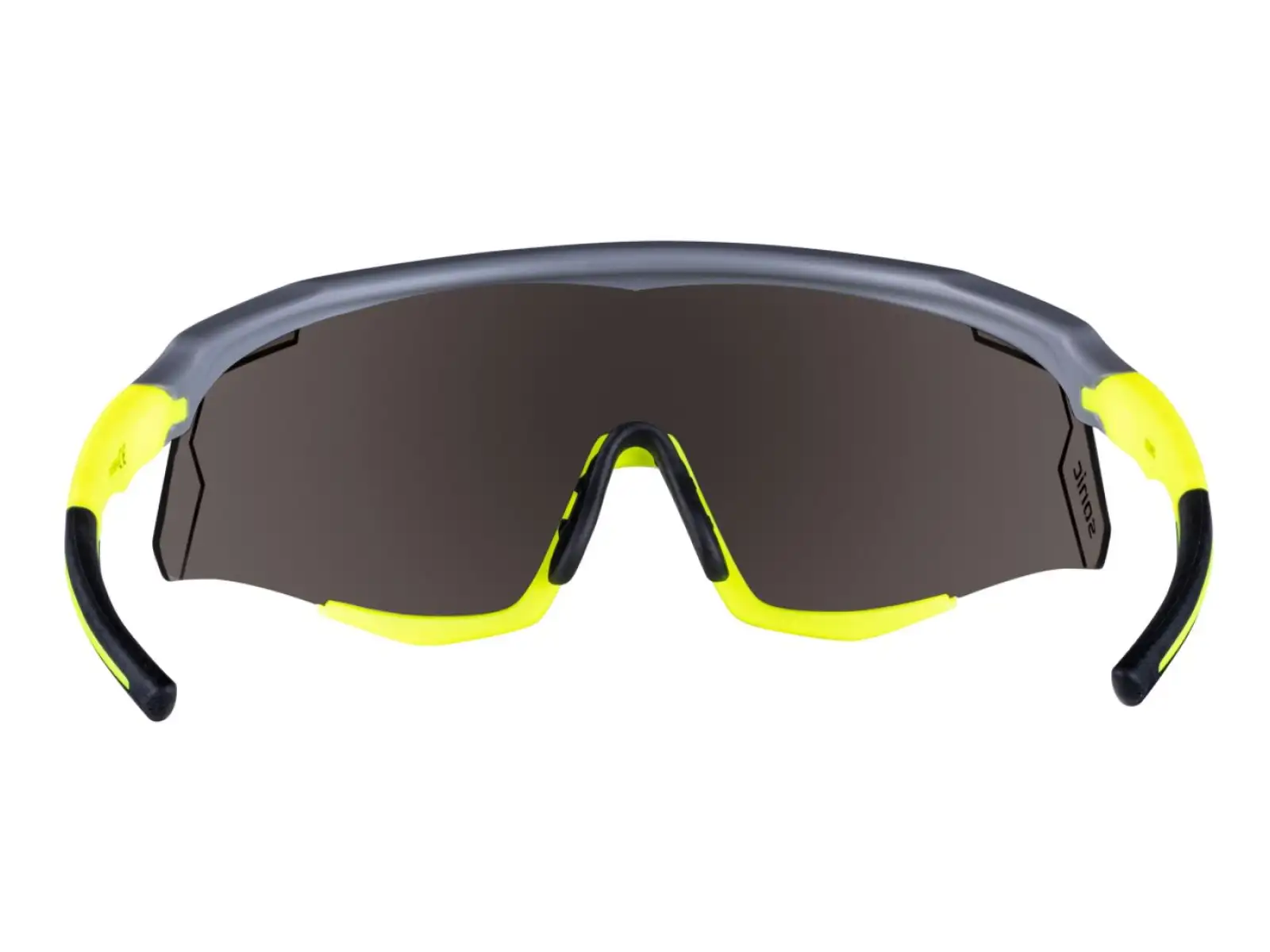 Force Sonic okulary rowerowe szary/fluo, niebieskofioletowe lustrzane szkła
