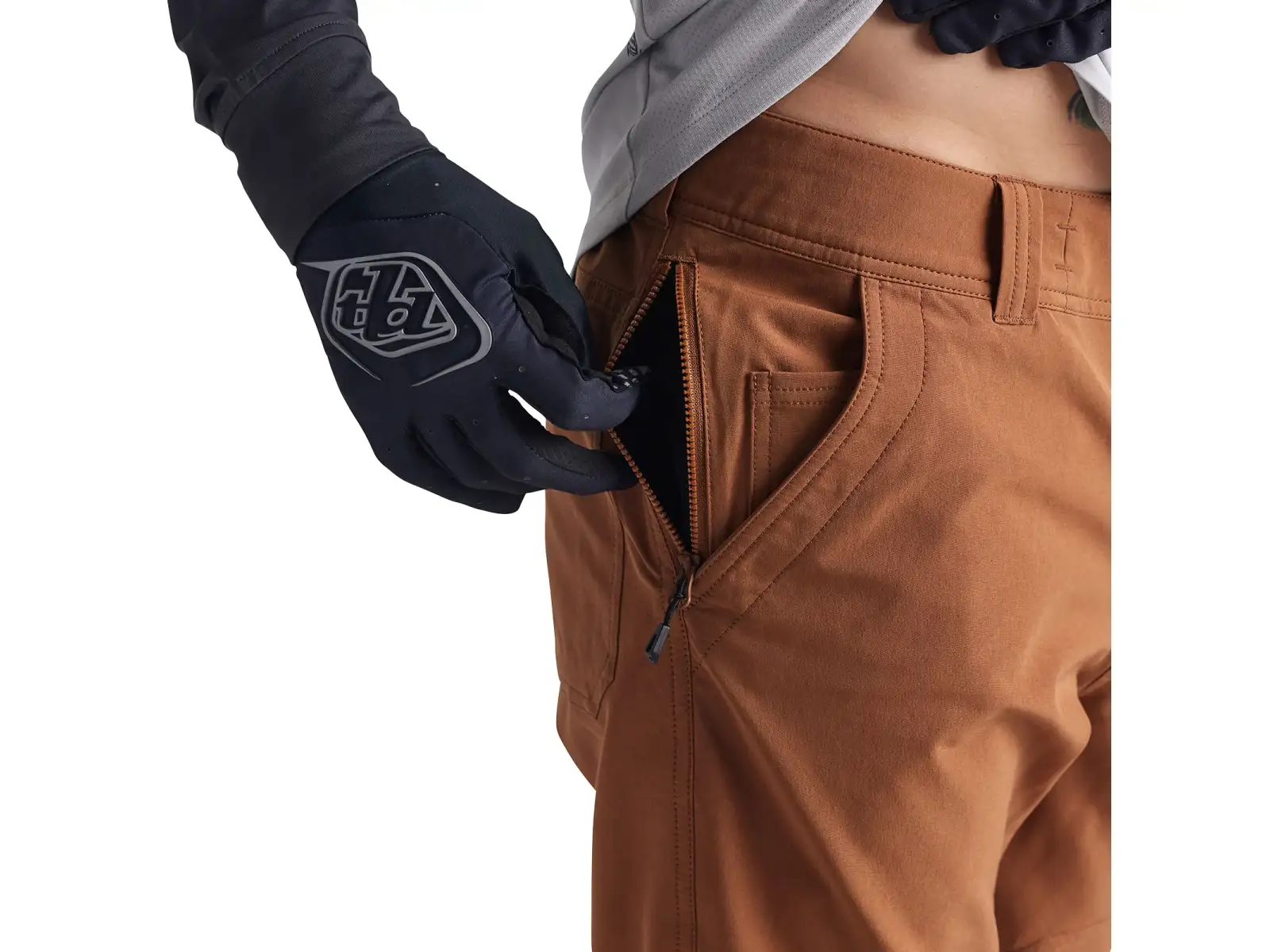 Troy Lee Designs Ruckus Long Travel Pant męskie spodnie Mono Dark Canvas