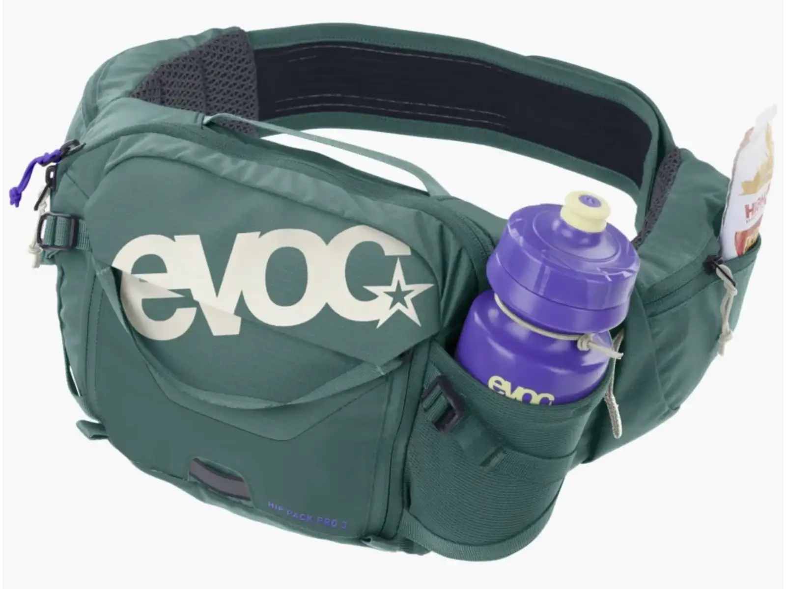 Evoc Hip Pack Pro 3 l nerka Bottle Green