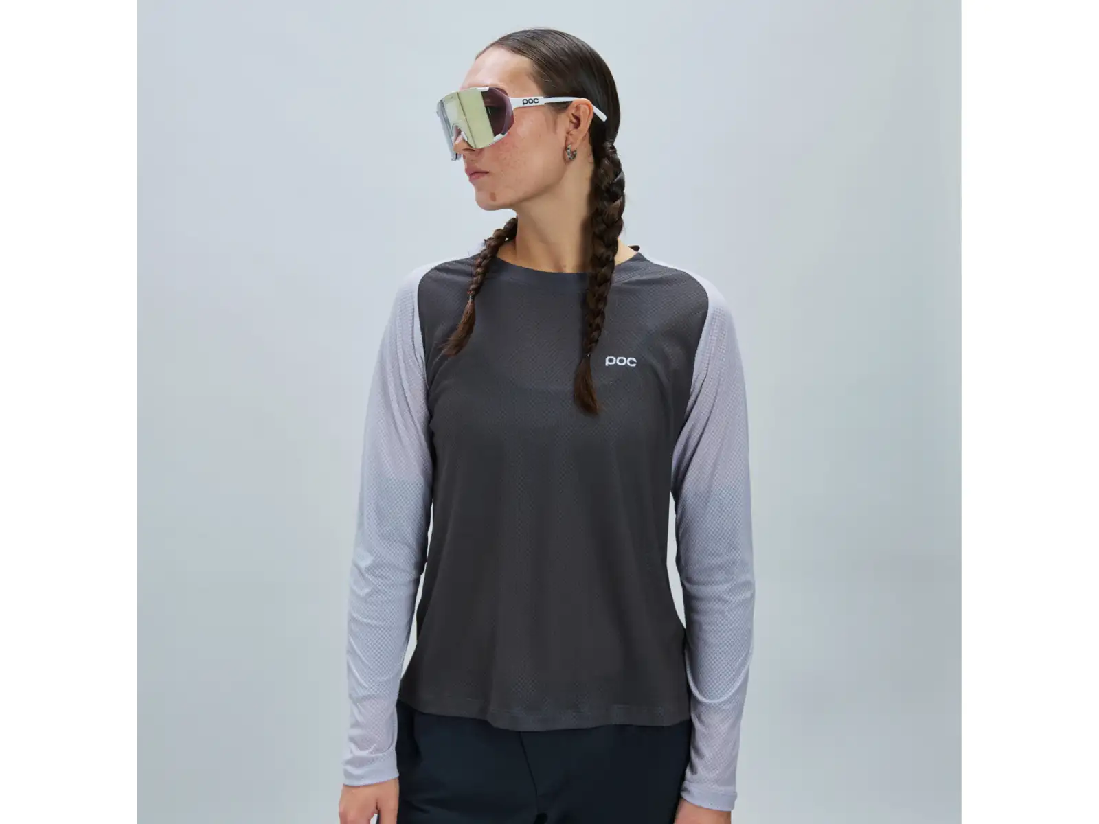 POC Motion Air damski dres długi rękaw Granite Grey
