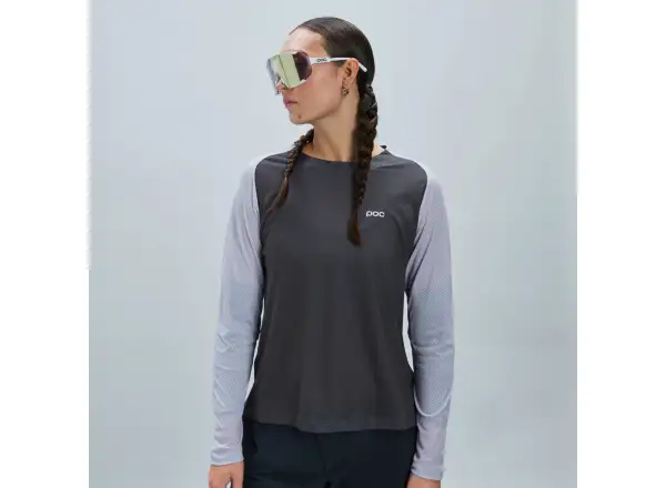 POC Motion Air damski dres długi rękaw Granite Grey