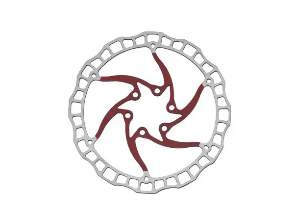 Quaxar Lynx tarcza hamulcowa 203 mm czerwona