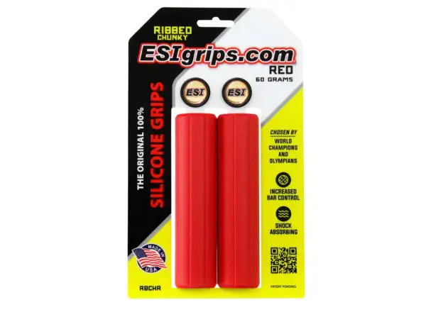 ESI Ribber Chunky chwyty Red
