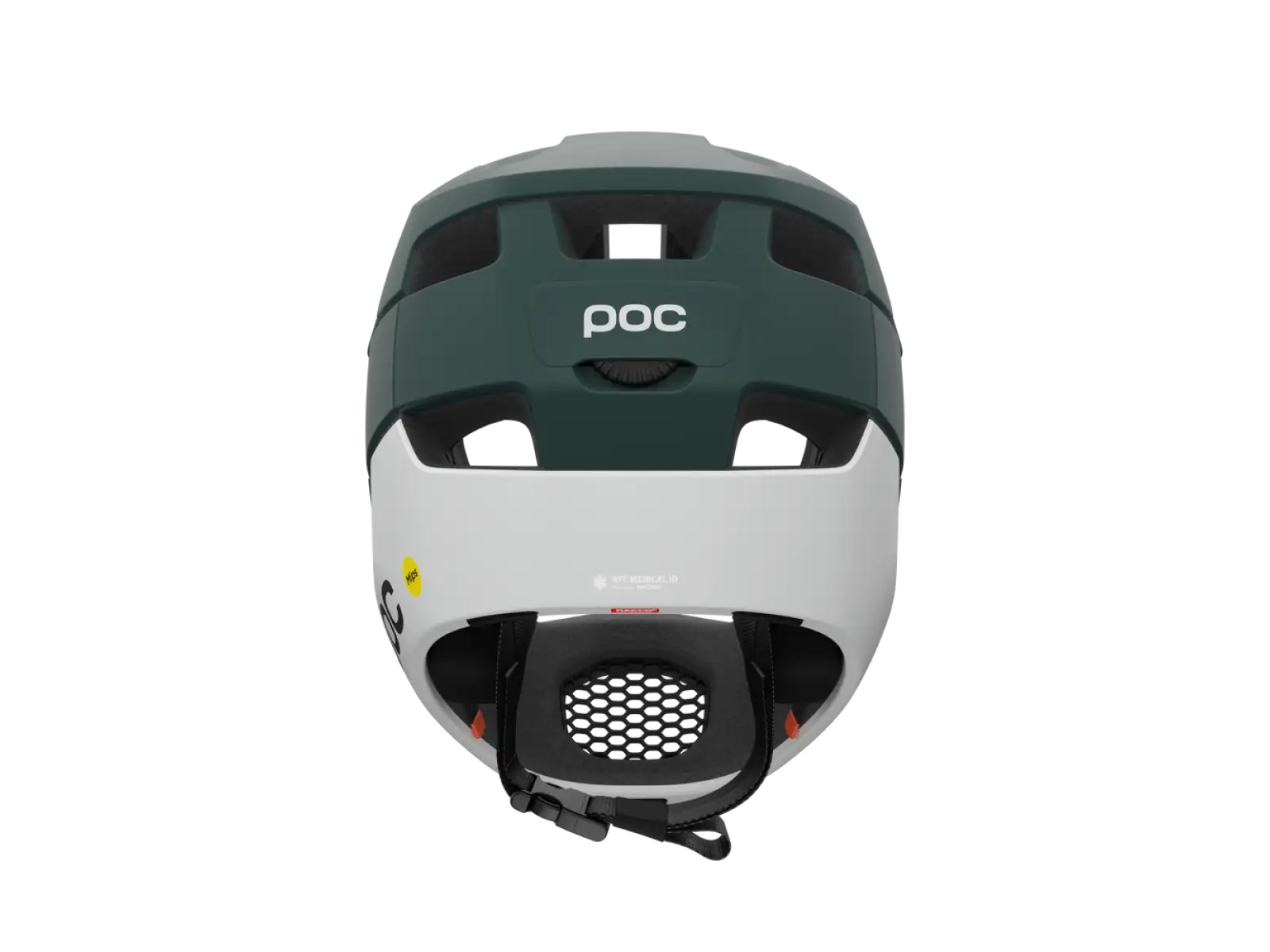 POC Otocon Race MIPS MTB kask Pargasite Green Matt/Hydrogen White Matt