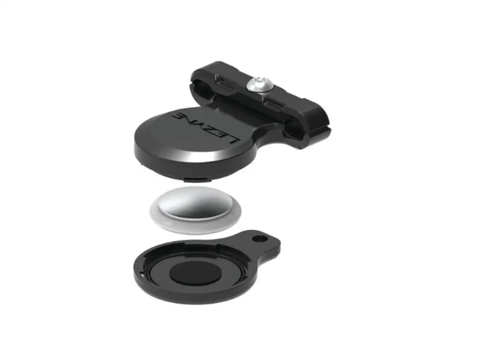 Lezyne Matrix Saddle Tagger uchwyt siodła na lokalizator Apple AirTag czarna