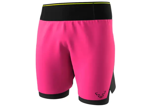 Dynafit DNA Ultra 2v1 męskie spodenki biegowe Pink Glo