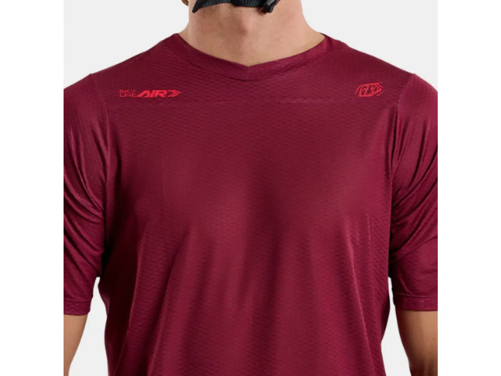 Troy Lee Designs Skyline Air Mono męska koszulka z krótkim rękawem Oxblood