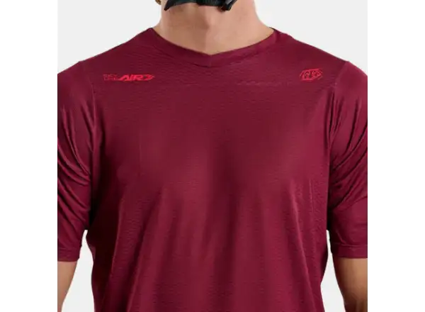 Troy Lee Designs Skyline Air Mono męska koszulka z krótkim rękawem Oxblood