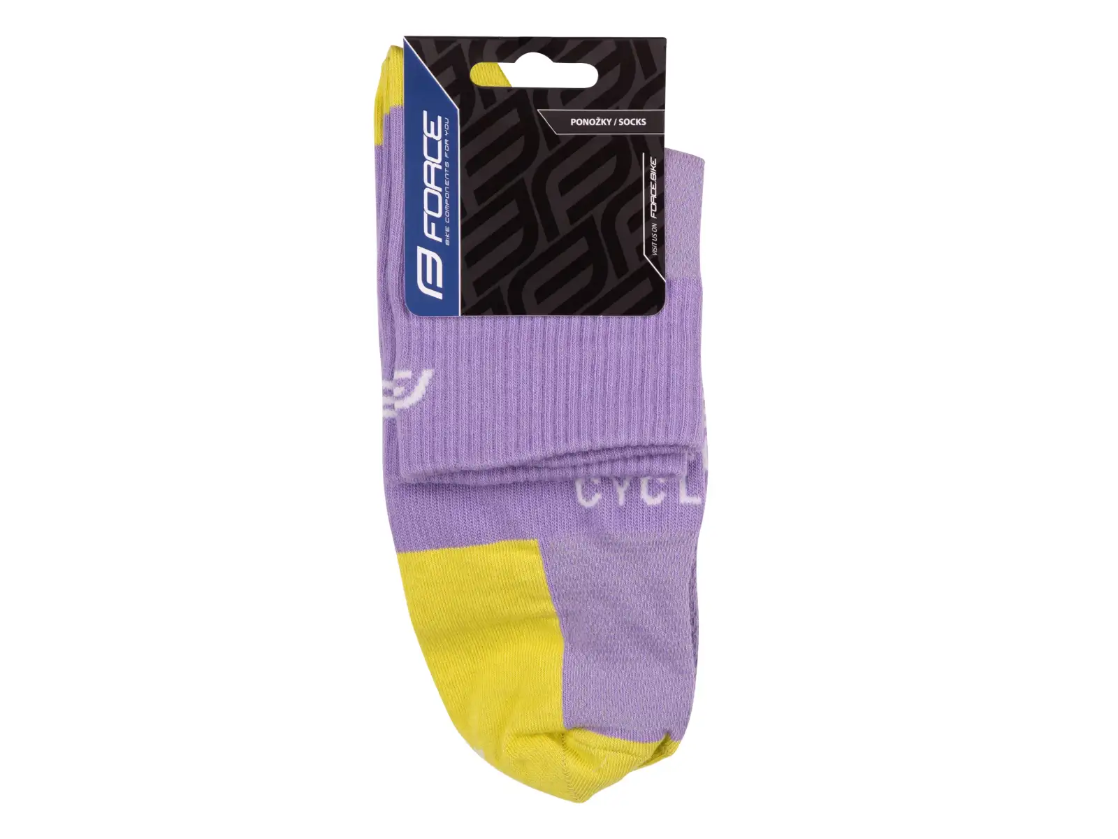 Force Edge skarpety fialowy/fluo