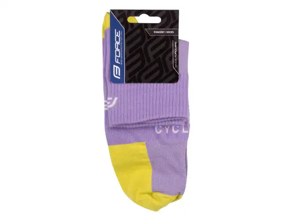 Force Edge skarpety fialowy/fluo