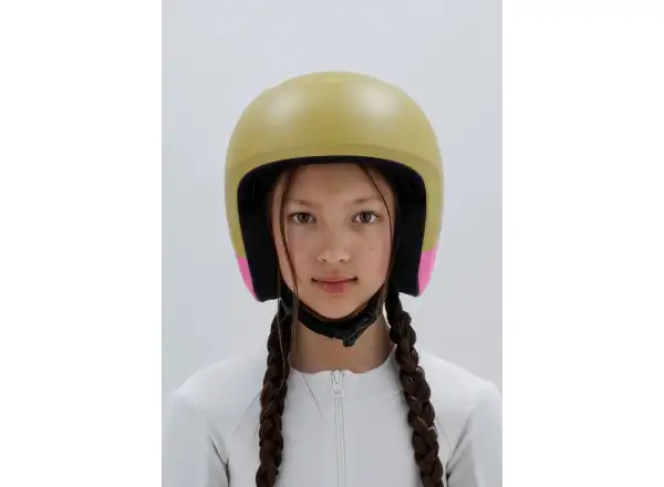 POC Skull Dura Jr kask narciarski Olivine Green Matt/Thulite Pink Matt