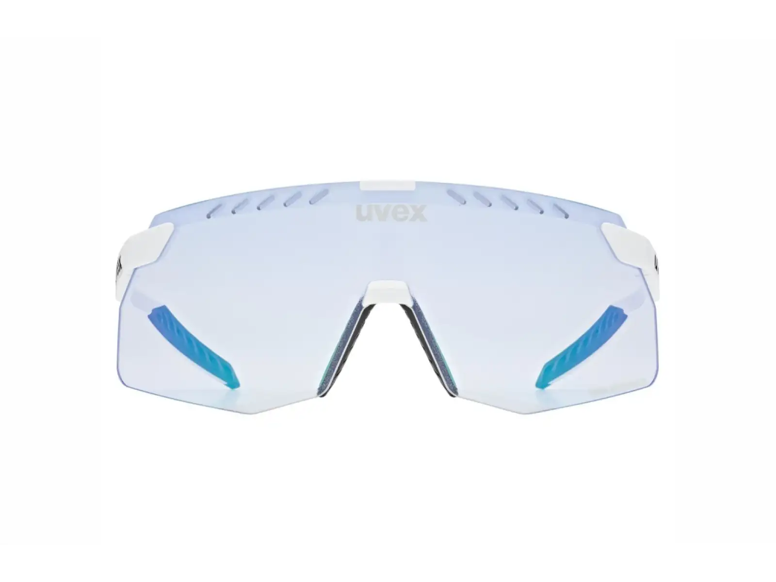 Uvex Pace Stage Variomatic Small okulary White Matt/Mirror Blue